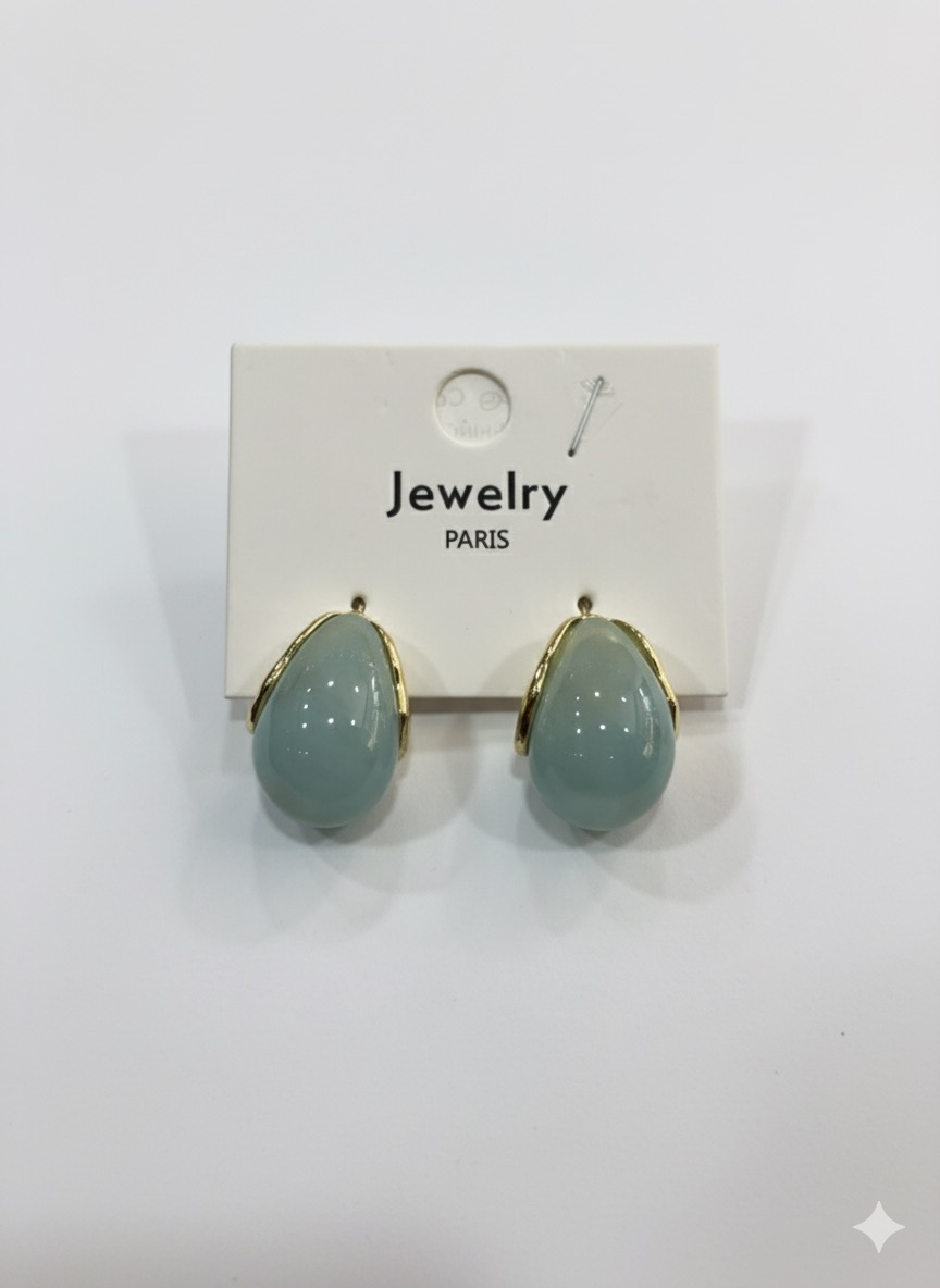 Azure Dewdrop Earring