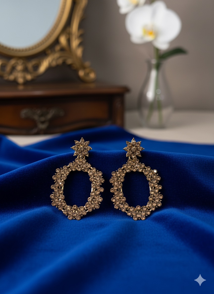 Majestic Bloom Chandelier Earrings